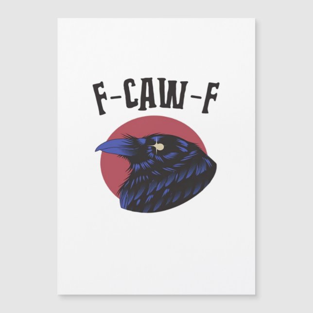 F-Caw-F Gráfico Retro Essencial (Frente)