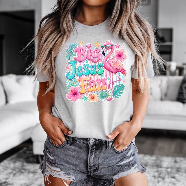 Fã de Jesus com camiseta de Flamingo (Jesus Fan Shirt)