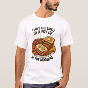 Fã do Café da Manhã Frito – Camiseta do Café da Ma