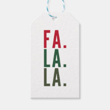 Fa La La, Etiquetas Feliz de Férias