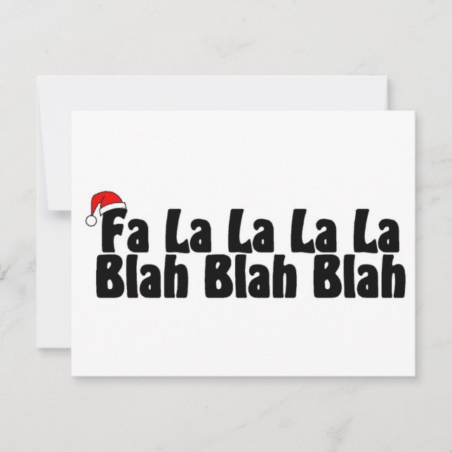 Fa La La La Blah Blah Blah (Frente)