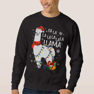 Fa La Llama Engraçado Natal Camisa De Natal