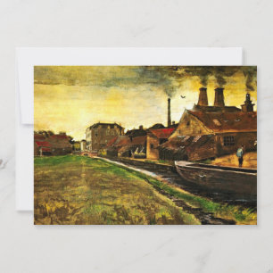 Fábrica de ferro em Haia por Vincent van Gogh