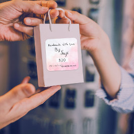 Fabricado À Mão Pela Simples Etiqueta De Preço De