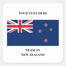 Fabricado no adesivo NZ