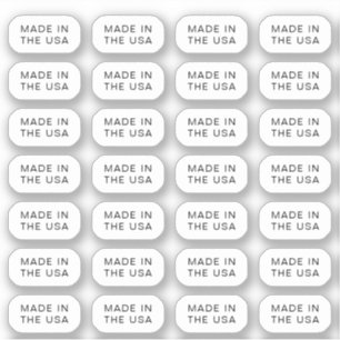 Fabricado nos adesivos EUA