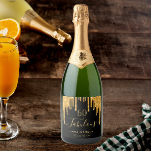 Fabuloso aniversário de 60 anos brilho dourado pre