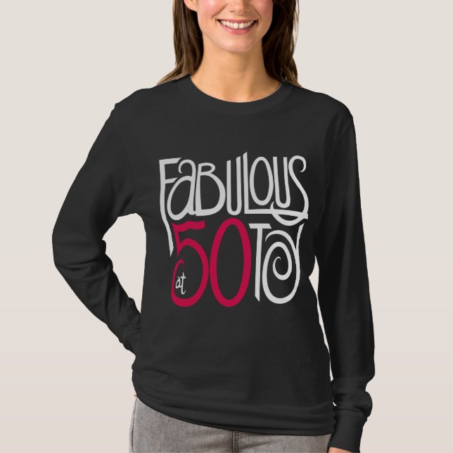Fabuloso em 50 camisetas pretas (Frente)
