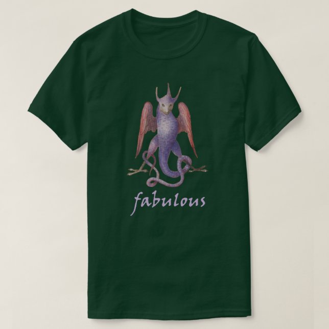 Fabuloso Manuscrito Medieval Criador T-Shirt (Frente do Design)