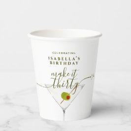 Faça 30 Chic Martini aniversário de 30 anos