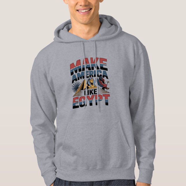 "FAÇA A AMÉRICA COMO O EGITO" Camiseta (Frente)
