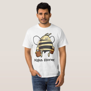 Faça a camisa da abelha de mel