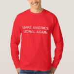 FAÇA A CAMISA DA MORAL OUTRA VEZ T DE AMÉRICA<br><div class="desc">FAÇA A CAMISA DA MORAL OUTRA VEZ T DE AMÉRICA</div>