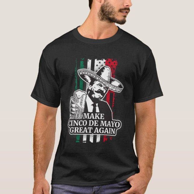 Faça a Camisa T de Roupa de Trump Faça o Cinco De  (Frente)