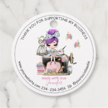 Faça A Costura Agradece-Lhe As Etiquetas De Favor