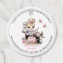 Faça A Costura Agradece-Lhe As Etiquetas De Favor