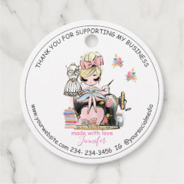 Faça A Costura Agradece-Lhe As Etiquetas De Favor