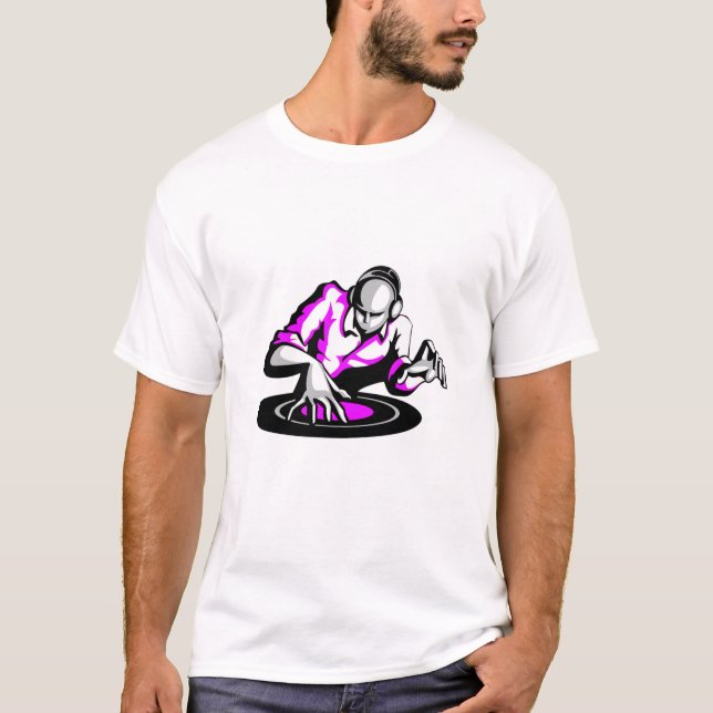 Faça a festa começar DJ T-Shirt (Frente)