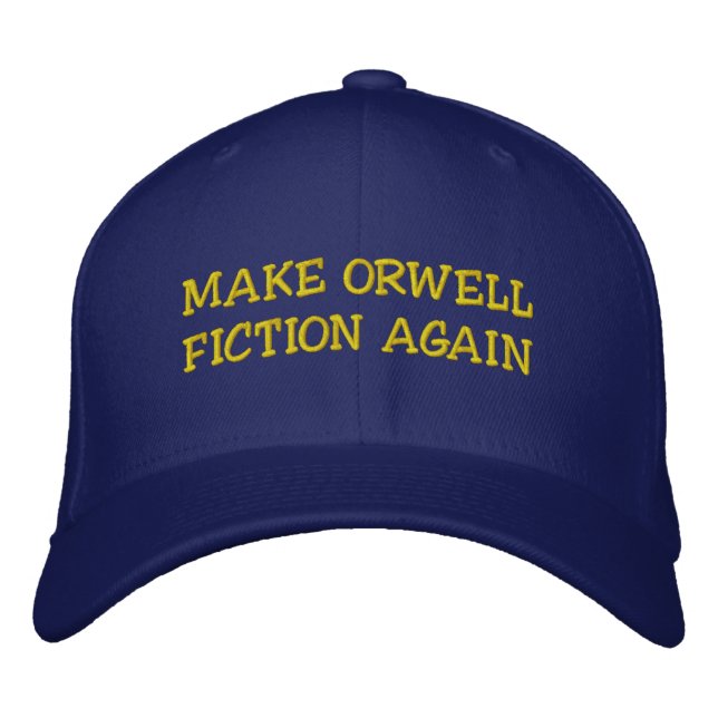FAÇA A FICÇÃO ORWELL NOVAMENTE NO Boné Baseball (Frente)