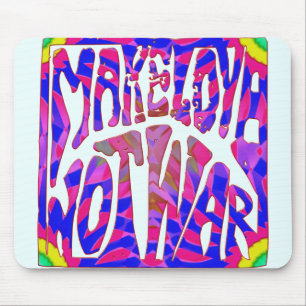 Faça a guerra Mousepad do amor não