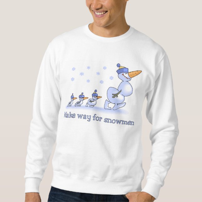 Faça a maneira para a camisa dos bonecos de neve (Frente)