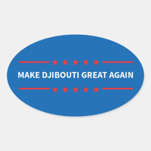 Faça etiquetas do excelente de Djibouti outra vez