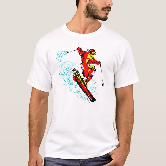 Faça isso esquiar T-Shirt (Frente)