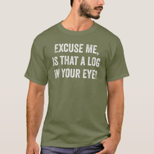 Faça login na t-shirt do olho