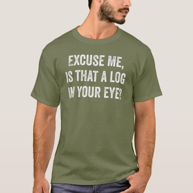 Faça login na t-shirt do olho (Frente)