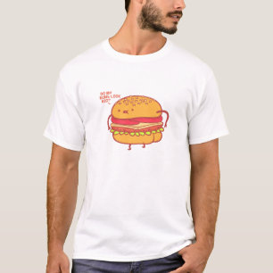 Faça meu t-shirt básico grande do branco do zazz