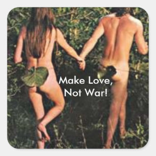Faça o amor, não guerra! Etiqueta
