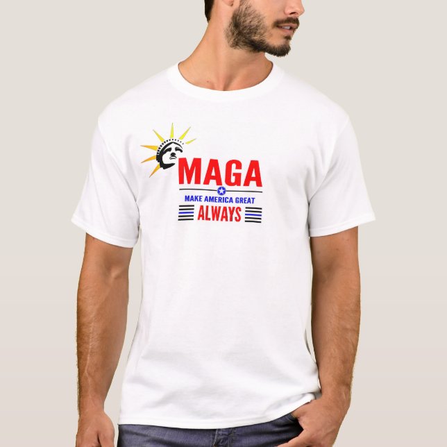 Faça o Excelente americano SEMPRE T-Shirt - Estrel (Frente)