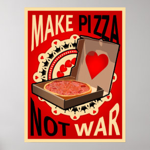 FAÇA O POSTER DA GUERRA DA PIZZA NÃO