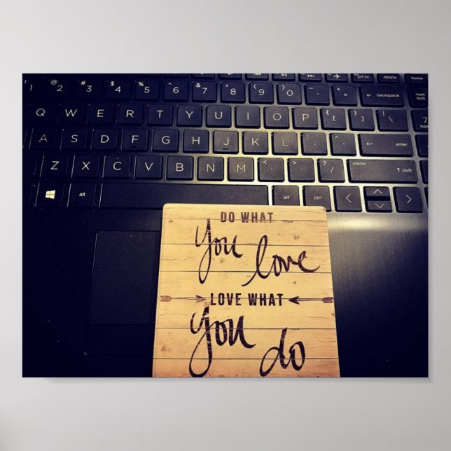 FAÇA O QUE VOCÊ ADORA FAZER POSTER (Frente)