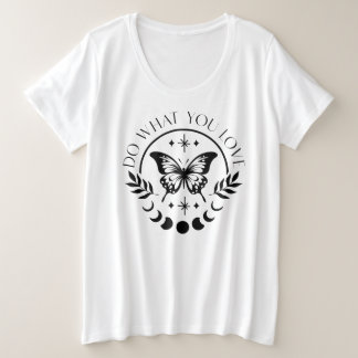 Faça o que você ama a camiseta espiritual de borbo