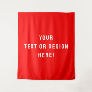 Faça-O Seu - Grande Tapeçaria Vermelha Personaliza
