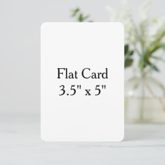 Faça o seu próprio cartão personalizado 3.5" x 5"