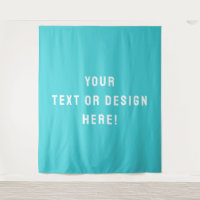 Faça-O Seu - XL Tapeçaria Azul Ciano Personalizado