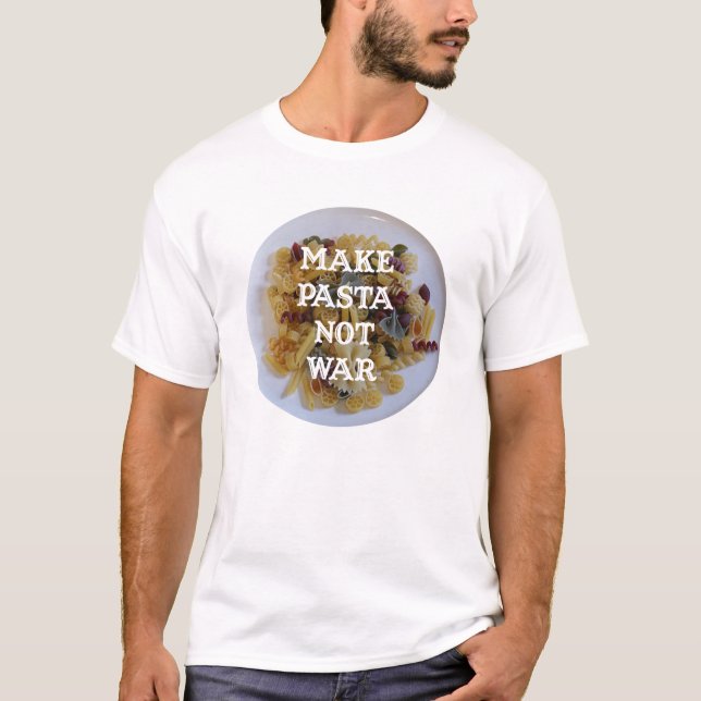 Faça o t-shirt da guerra da massa não (Frente)