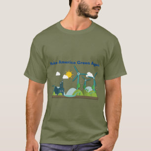 Faça o t-shirt do verde de América outra vez