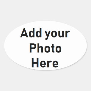 Faça seu próprio adesivo Oval Personalizado