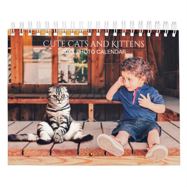 Faça seu próprio Calendário de 2 Páginas de Fotos  (Capa)