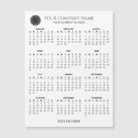 Faça seu próprio cartão magnético de calendário da