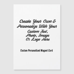 Faça seu próprio ímã de cartão de Natal personaliz