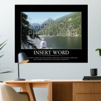 Faça seu próprio Poster motivacional