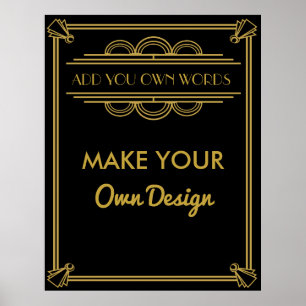 Faça seu próprio poster para o seu partido