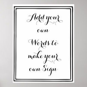 Faça seu próprio poster para o seu partido