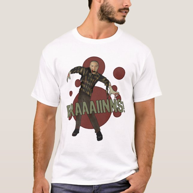 Faça seu próprio t-shirt do zombi (Frente)