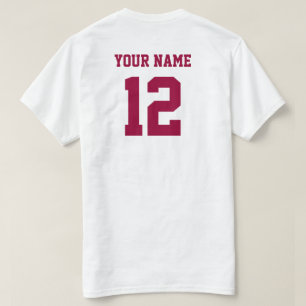 Faça seu próprio t-shirt dos números