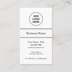 Faça seus próprios Cartões de visitas de logotipo